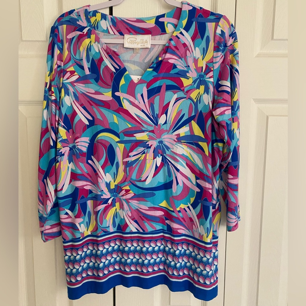 Pappagallo Tunic NWT.  Sz M